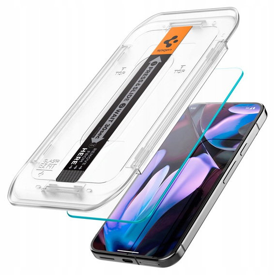 SPIGEN Szkło Hartowane do Google Pixel 9 Pro XL, Glas.TR EZ Fit (2 sztuki)