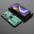 Etui do Xiaomi Poco F5, Military kickstand, zielone