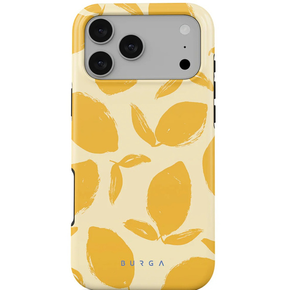 Etui Burga Tough MagSafe do iPhone 17 Pro - Lemon Tart