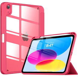 Etui do iPad 11" 2025 A16 (11 gen.) / iPad 10.9" 2022 (10 gen.), Smartcase Hybrid, z miejscem na rysik, różowe