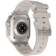 Pasek Silikonowy do Apple Watch 1/2/3/4/5/6/7/8/9/10/11/SE Ultra 1/2/3 42/44/45/46/49mm, Beżowy