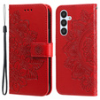 Etui z klapką do Samsung Galaxy A54 5G, Mandala, czerwone