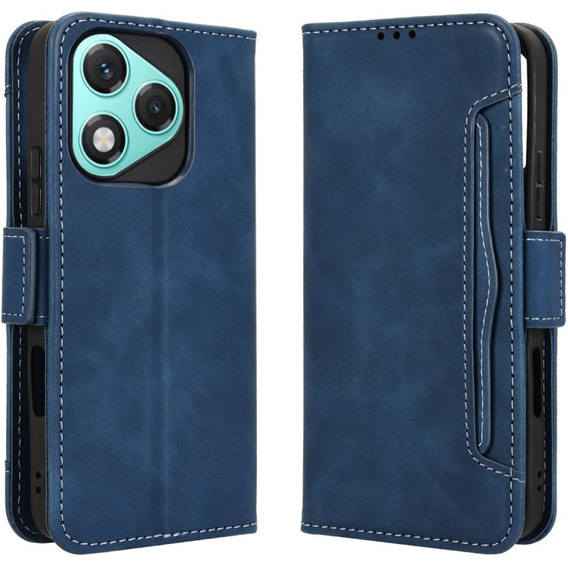 Etui z klapką do Honor 400 Lite, Card Slot, granatowe