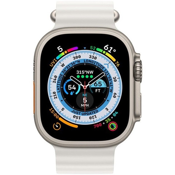 Pasek Silikonowy do Apple Watch 1/2/3/4/5/6/7/8/9/10/11/SE 38/40/41/42mm, Beżowy