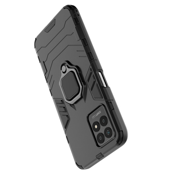 Etui do Realme 8i, Kickstand Ring, czarne