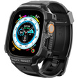 Pasek z etui Spigen do Apple Watch Ultra 1/2/3 49mm, Rugged Armor Pro, Czarny