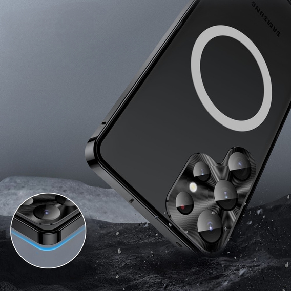 Etui z ochroną aparatu do Samsung Galaxy S25 Ultra, CamShield MagSafe, czarne