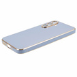 Etui do Samsung Galaxy S23 FE, Glamour CamShield, niebieskie