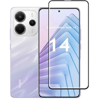 Szkło Hartowane 3D do Xiaomi Redmi Note 14 5G, czarna ramka