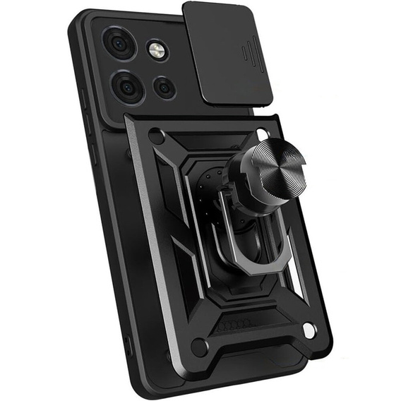 Etui pancerne do Motorola Edge 50 Neo / Motorola ThinkPhone 25, CamShield Slide, czarne