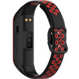 Pasek Silikonowy do Samsung Galaxy Fit 2 SM-R220, Czarny / Czerwony