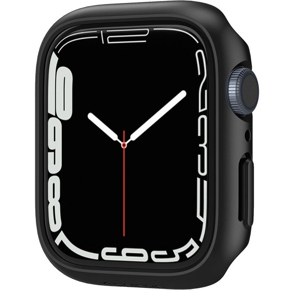 Etui SPIGEN do Apple Watch 7/8/9 45MM, Thin Fit, Czarny