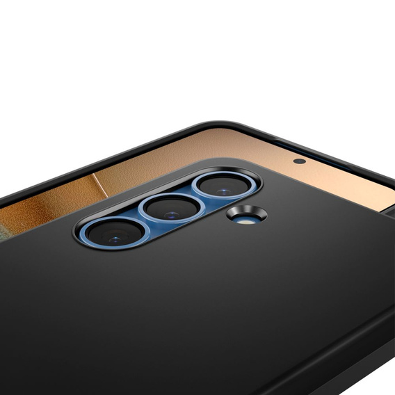 Etui Spigen do Samsung Galaxy S25, Thin Fit Mag, czarne + Szkło hartowane 9H