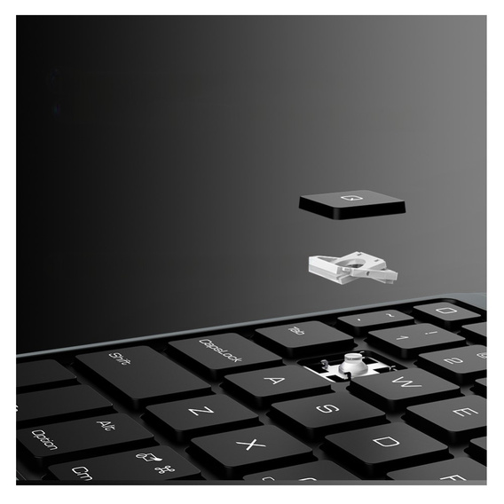 Etui z klawiaturą do iPad Air 11" 2025/2024 (7/6 gen.) / Air 10.9" 2022/2020 (5/4 gen.) / Pro 11" 2021/2020 (3/2 gen.) / iPad 11" 2025 A16 (11 gen.) / iPad 10.9" 2022 (10 gen.), NILLKIN Bumper Link Keyboard C