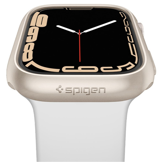 Etui SPIGEN Thin Fit do Apple Watch 7/8 41MM, Beżowe