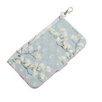 Etui z klapką do Samsung Galaxy A15 Wallet, flowers magnolia, białe + szkło 9H