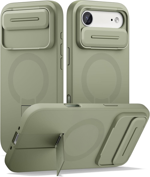 Etui do iPhone Air, Suritch Shockproof, do MagSafe – zielone