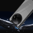 Etui do Xiaomi Redmi A3, Fusion Hybrid, z ochroną aparatu, przezroczyste / czarne
