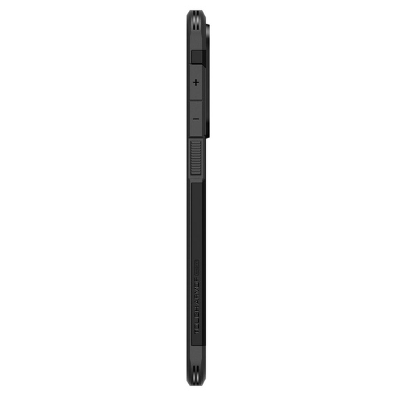 Etui Spigen do Samsung Galaxy S25 Edge, Tough Armor MagSafe, czarne + Szkło Hartowane 9H