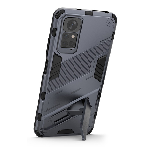 Etui do Xiaomi Redmi Note 11/11S, Military kickstand, Niebieskie