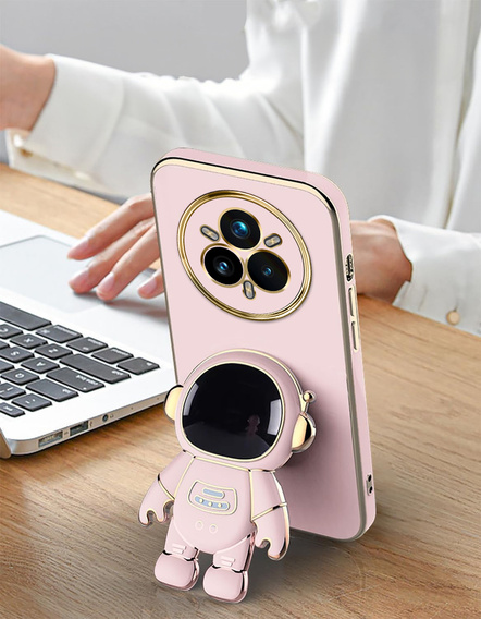 Etui do Realme 14 Pro+ 5G, Astronaut, różowe