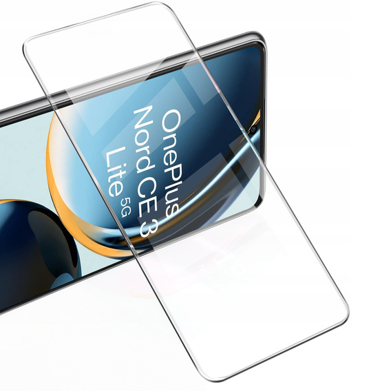 2x Szkło Hartowane do OnePlus Nord CE 3 Lite 5G, ERBORD 9H Hard Glass, szybka