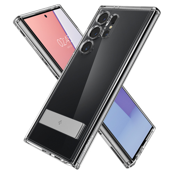 Etui Spigen do Galaxy S24 Ultra, Ultra Hybrid "S", Crystal Clear