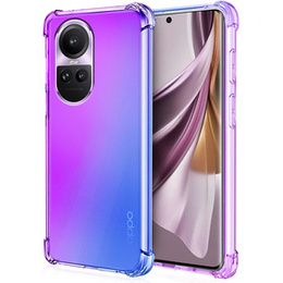 Etui Gradient Dropproof do Oppo Reno 10 / 10 Pro, Fioletowe / niebieskie