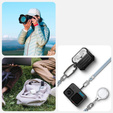 Smycz do telefonu Spigen Crossbody Strap + Wrist Strap + ConTag, niebieska