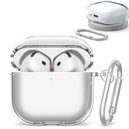 Etui Silicone na Słuchawki Apple Airpods 4, przezroczyste
