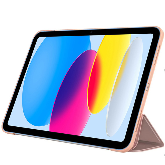 Etui do iPad 11" 2025 A16 (11 gen.) / iPad 10.9" 2022 (10 gen.), Smart case z klapką, Różowe