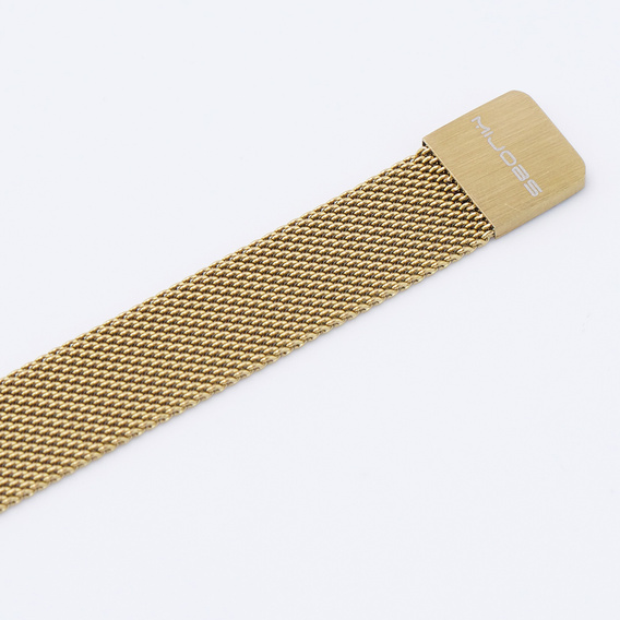Pasek Bransoleta Milanese do Xiaomi Smart Band 10 / 9 / 8, Złoty