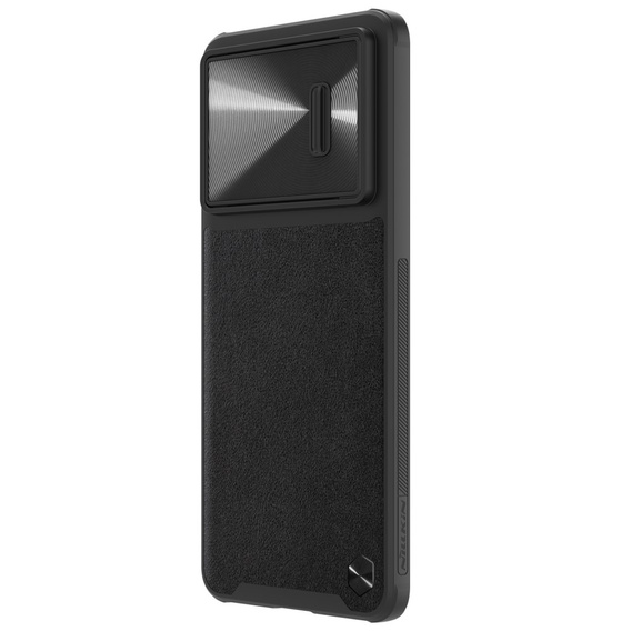 Etui Nillkin do Xiaomi 13 Pro, Leather case, z ochroną aparatu, czarne