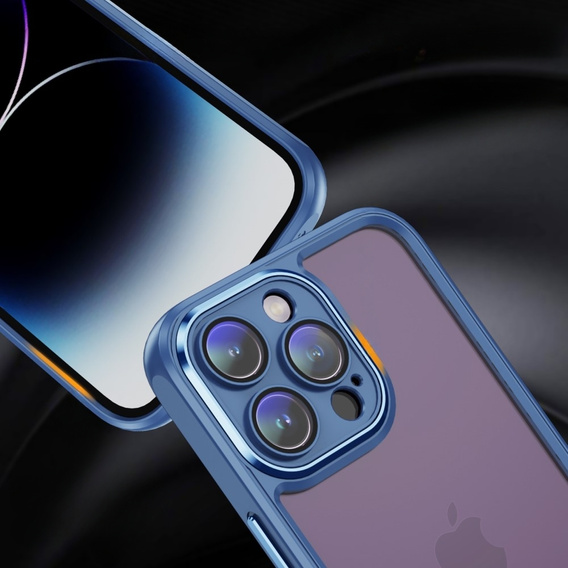 Etui do iPhone 14 Pro, ERBORD Impact Guard, niebieskie