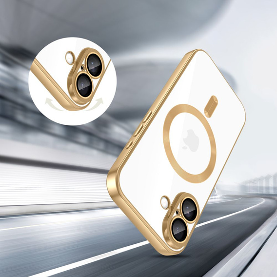 Etui do iPhone 17 Electro MagSafe – złote