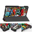 Etui do Lenovo Tab One, Smartcase, Graffiti
