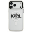 Etui Karl Lagerfeld do iPhone 17 Pro Max, IML Choupette MagSafe, przezroczyste