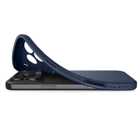 Etui Spigen do iPhone 17 Pro, Liquid Air, Navy Blue