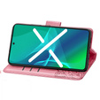 Etui z klapką do Motorola Moto G52 / G82 5G, Butterfly, różowe