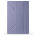 Magnetyczne etui origami do Samsung Galaxy Tab S10 Lite / S10 FE / S9 FE / S9 – ciemnofioletowe
