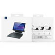 Etui z klawiaturą do iPad Air 13" 2025/2024 (7/6 gen.) / Pro 12.9" 2022/2021/2020 (6/5/4 gen.), Dux Ducis DK Series, czarne