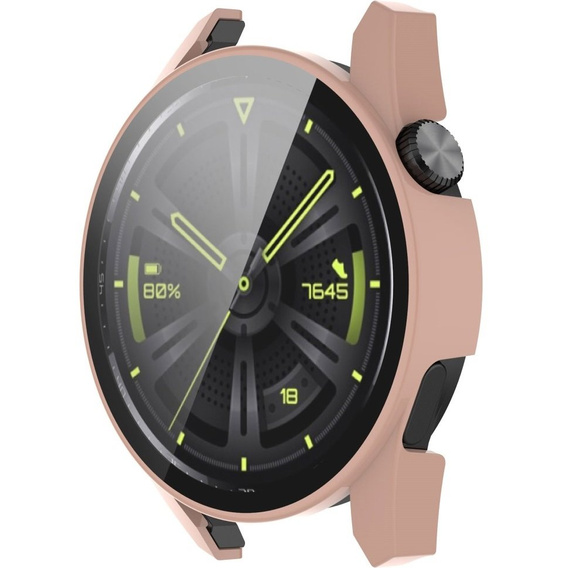 2w1 Etui + Szkło hartowane do Huawei Watch GT 3 42mm, Różowy
