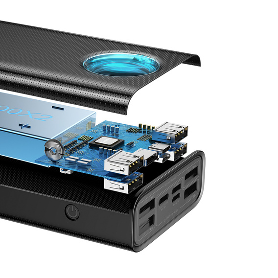Baseus Power Bank Amblight 65W 30000mAh - Czarny