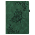 Etui do Lenovo Idea Tab 11", Butterfly, zielone