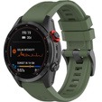 Pasek Silikonowy QuickFit 20mm do Garmin Fenix 5S/6S/7S/ 8 43mm, Ciemnozielony