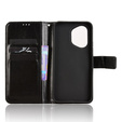 Etui z klapką do Honor 400 5G, Crazy Horse Wallet, czarne