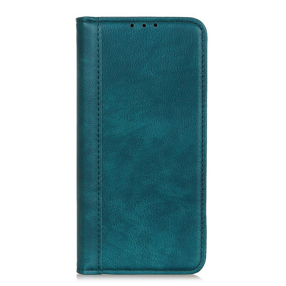 Etui do Honor 90 Lite 5G, Wallet Litchi Leather, zielone