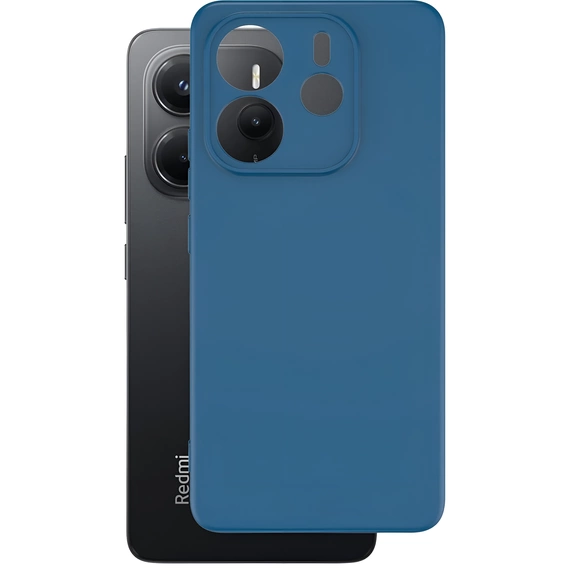 Etui do Xiaomi Redmi Note 14 4G, Silicone Lite, niebieskie