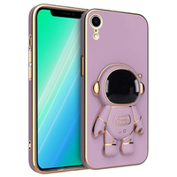 Etui do iPhone XS Max, Astronaut, fioletowe