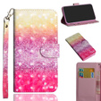 Etui Wallet do Samsung Galaxy S20 FE, Light Spots Decor, Glittery Elements